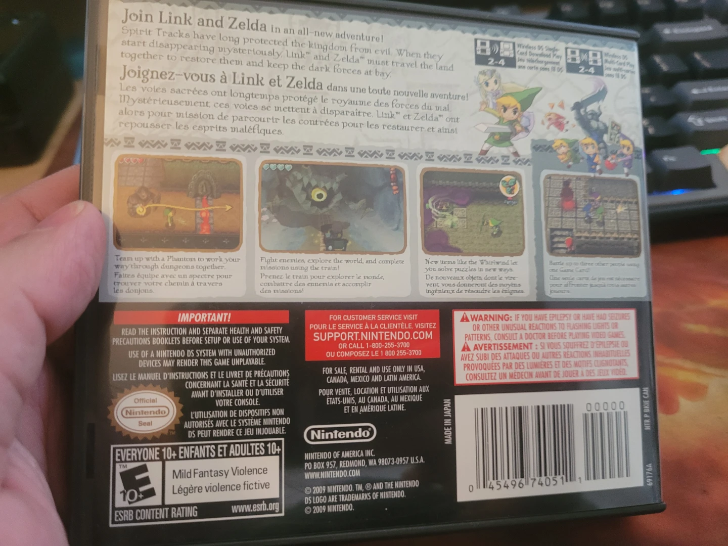 The Legend of Zelda: Spirit Tracks Nintendo DS Game - photo 2
