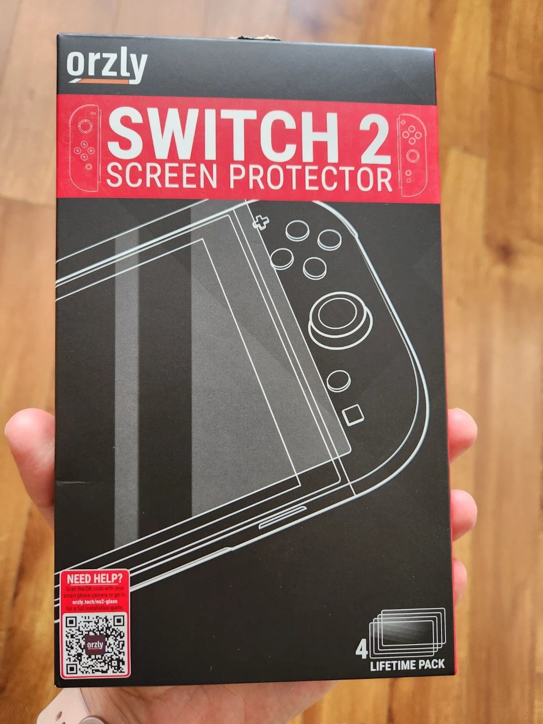 Orzly SWITCH 2 Screen Protector