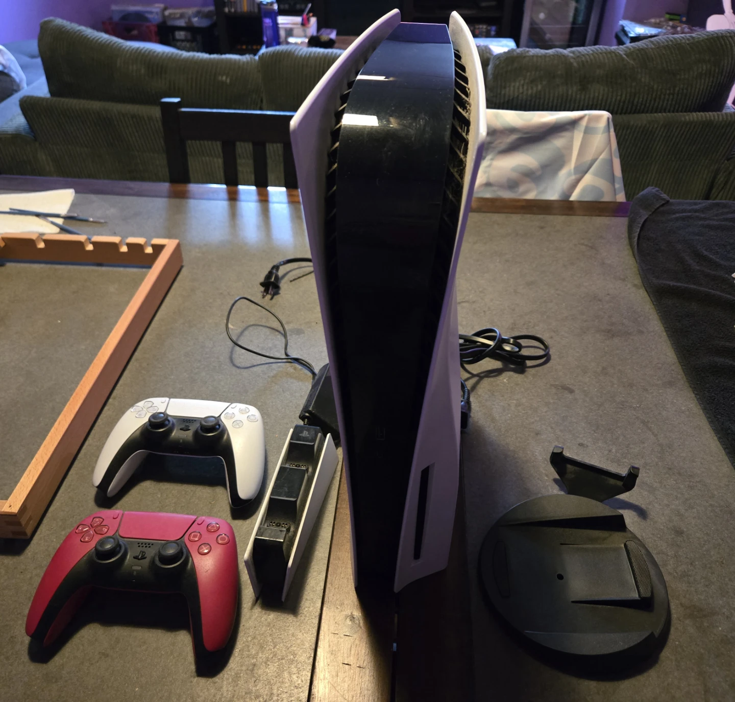 PlayStation 5 Console with Two Controllers