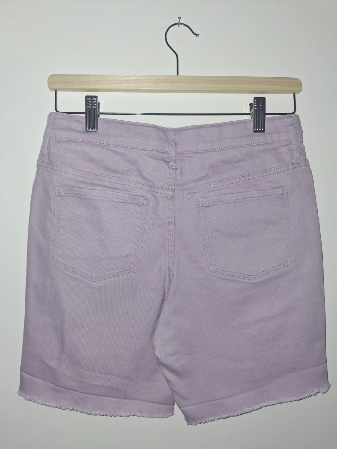 Women's Lilac Denim Shorts - photo 2