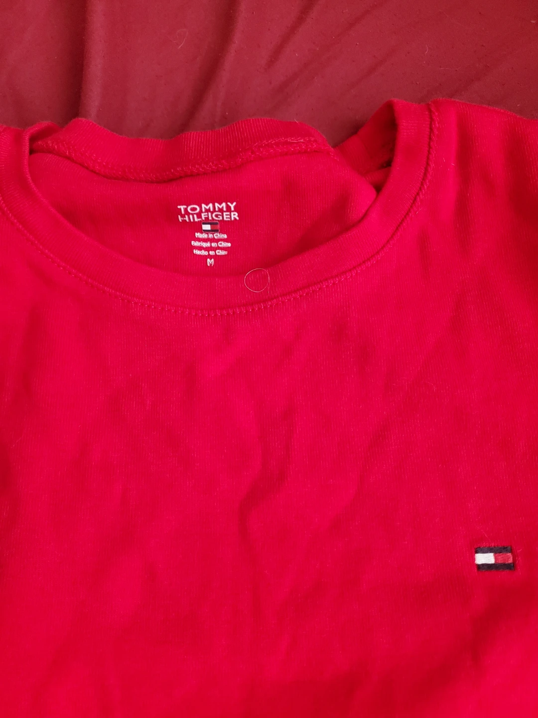 Tommy Hilfiger Red T-Shirt - Size M - photo 2