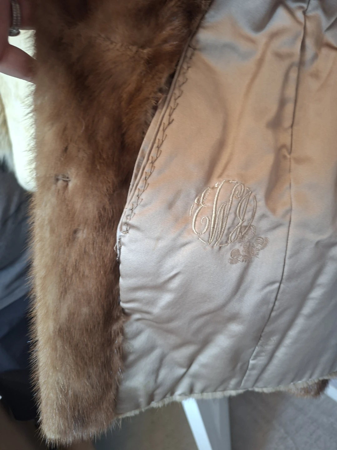 Vintage Norman Rogul Natural Mink Fur Jacket | Honey Brown | M/L - photo 4