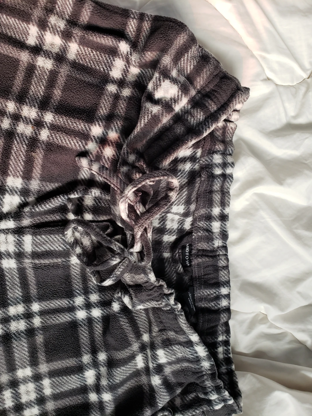 Unisex Plaid Fleece Lounge Pants - photo 3