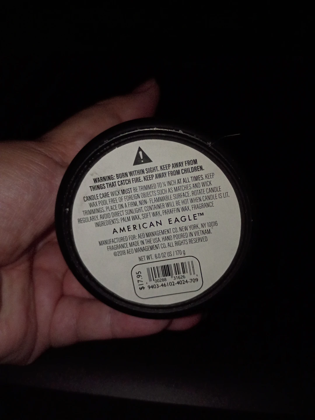 American Eagle Holiday Party Candle - photo 2