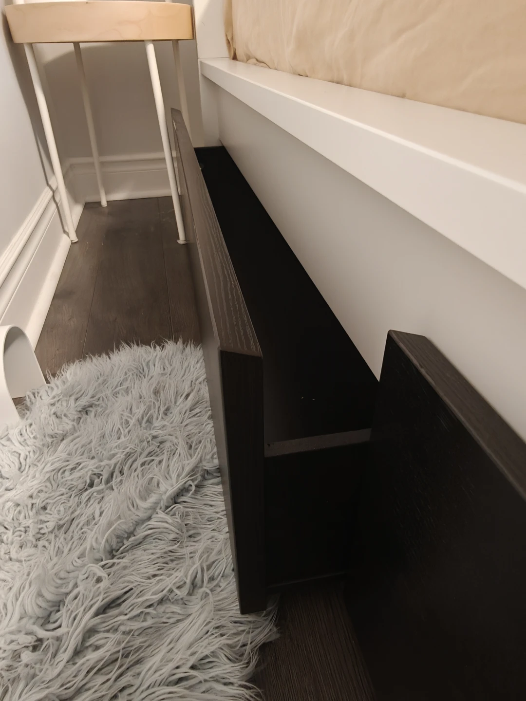 Ikea MALM Queen Bed Frame w/ 4 storage boxes - photo 4