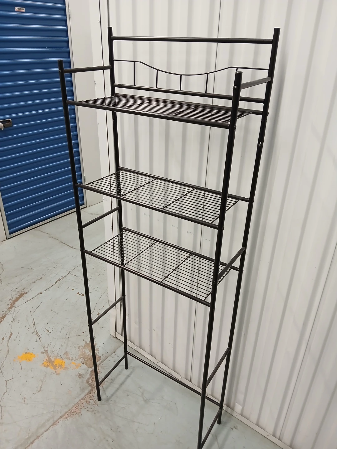 Metal 3-Tier Over-the-Toilet Shelf Rack 5'7"×25"×10" - photo 4