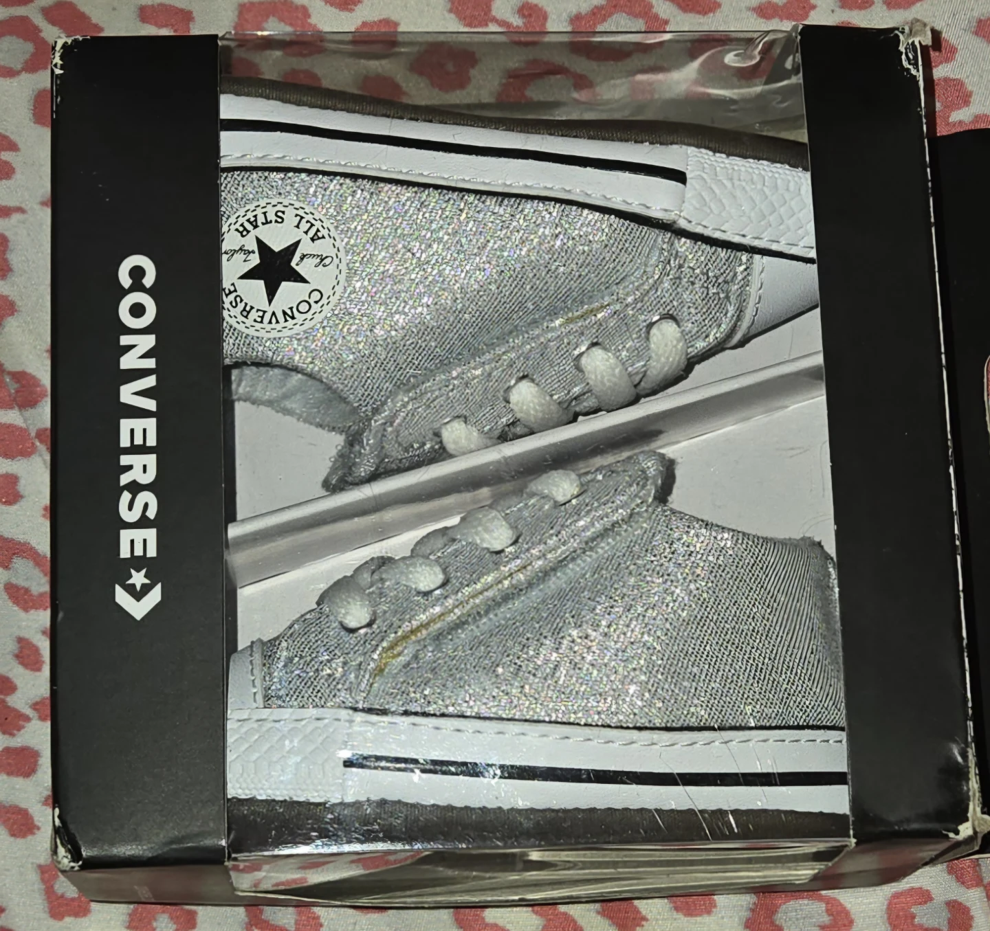 VANS & CONVERSE Glitter Infant Crib Sneakers(size 3c) Bundle - photo 5