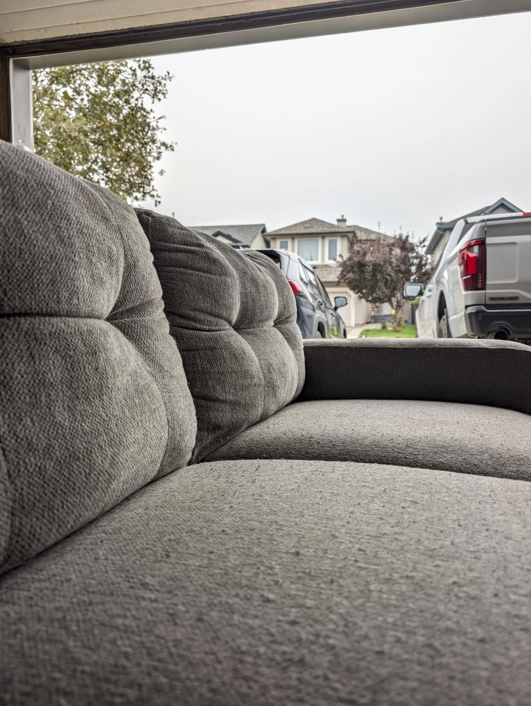 Grey Right Facing Sectional Sofa - photo 4