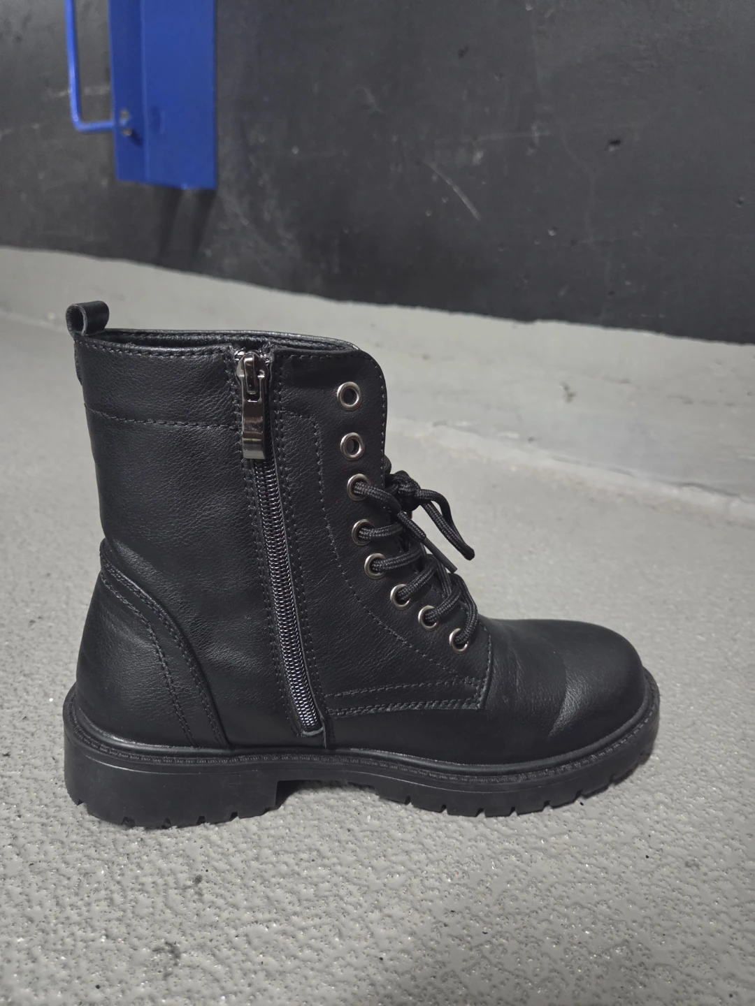 Black Combat-Style Boots - photo 3