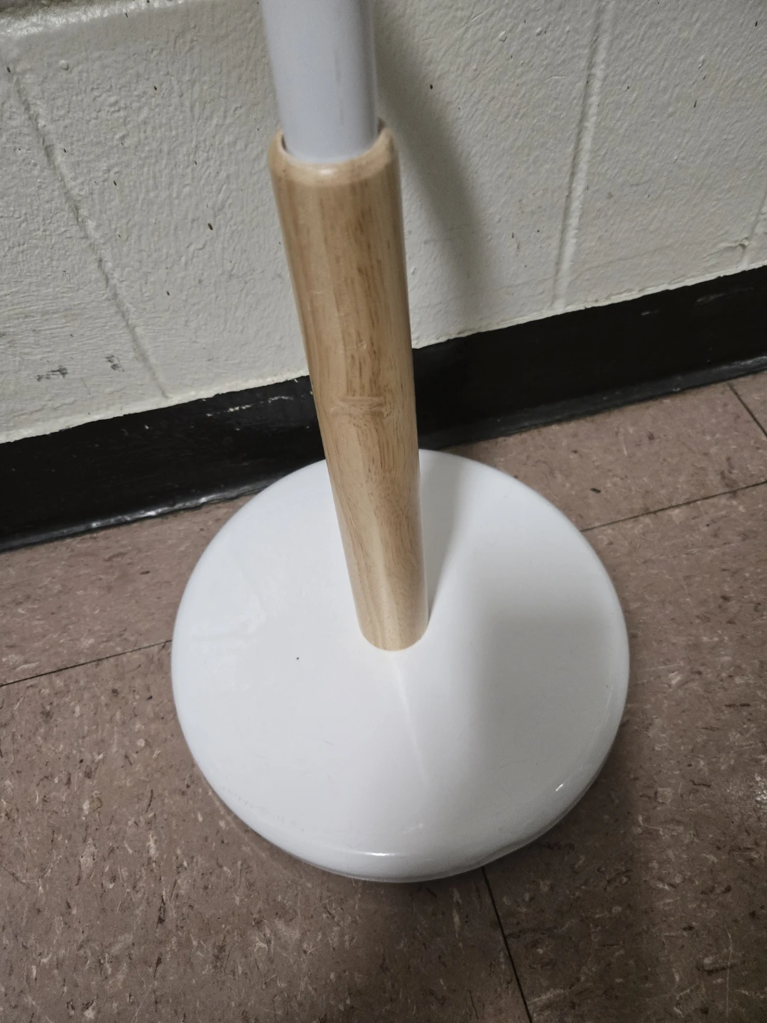 Modern Tree Coat Rack - White Metal & Wood Stand - photo 5