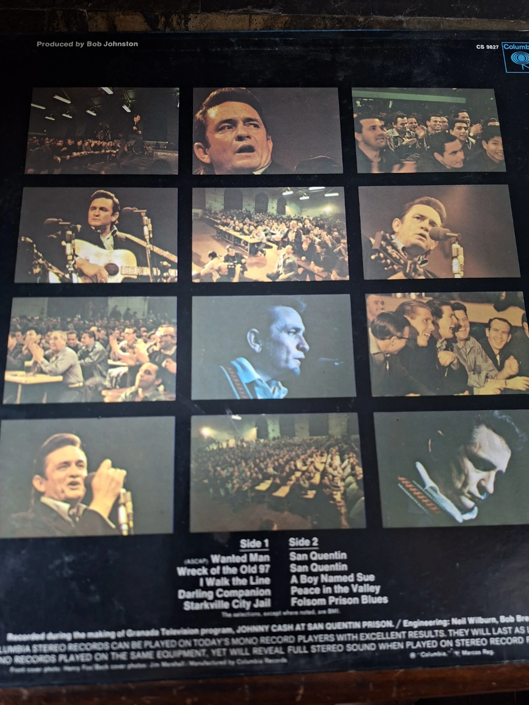Johnny Cash At San Quentin Vinyl LP Record - photo 2