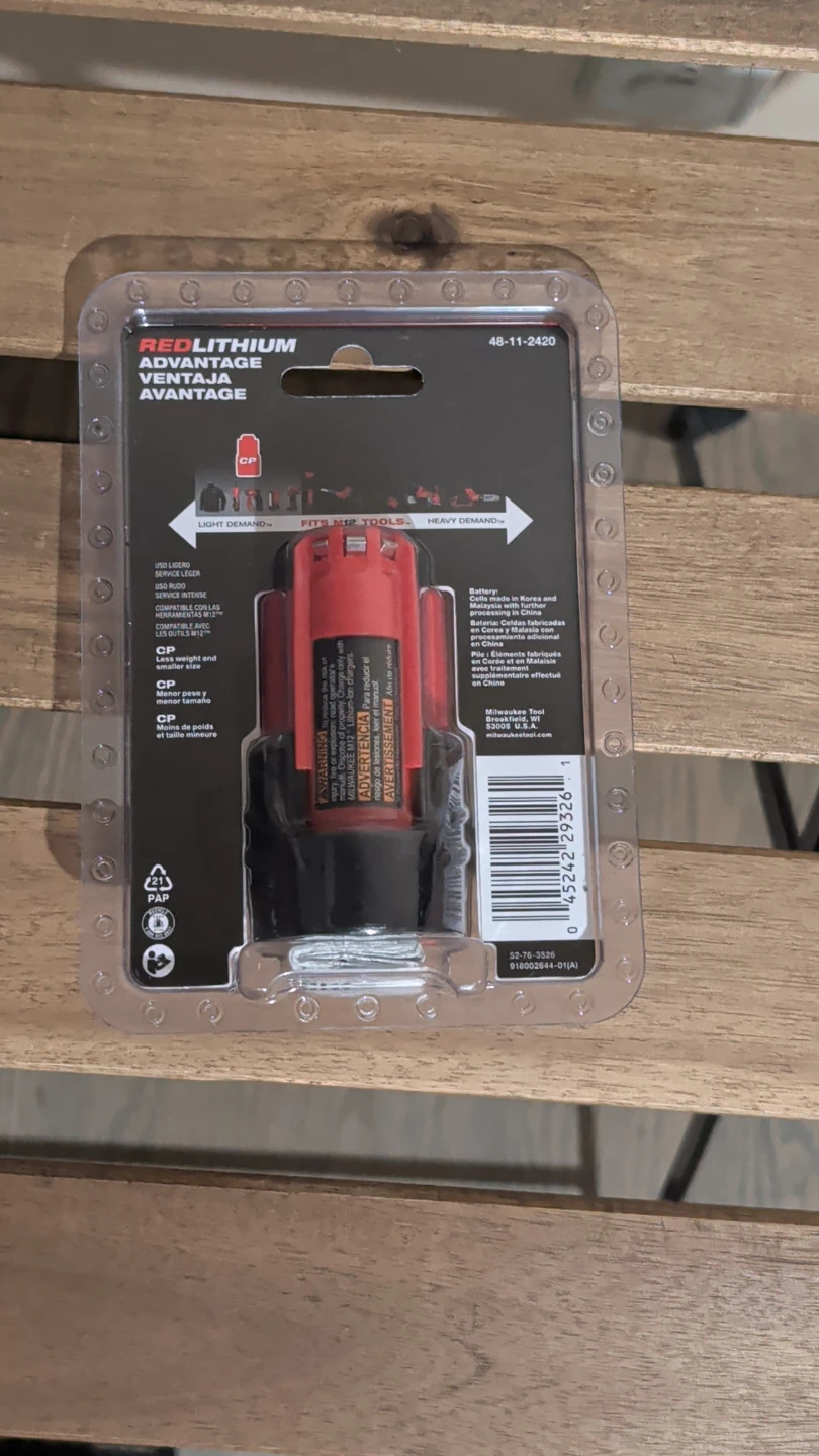 Milwaukee REDLITHIUM CP2.0 Battery - photo 2