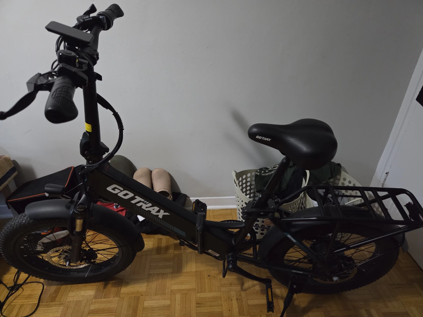 GoTrax Electric Fat Tire Folding Bike