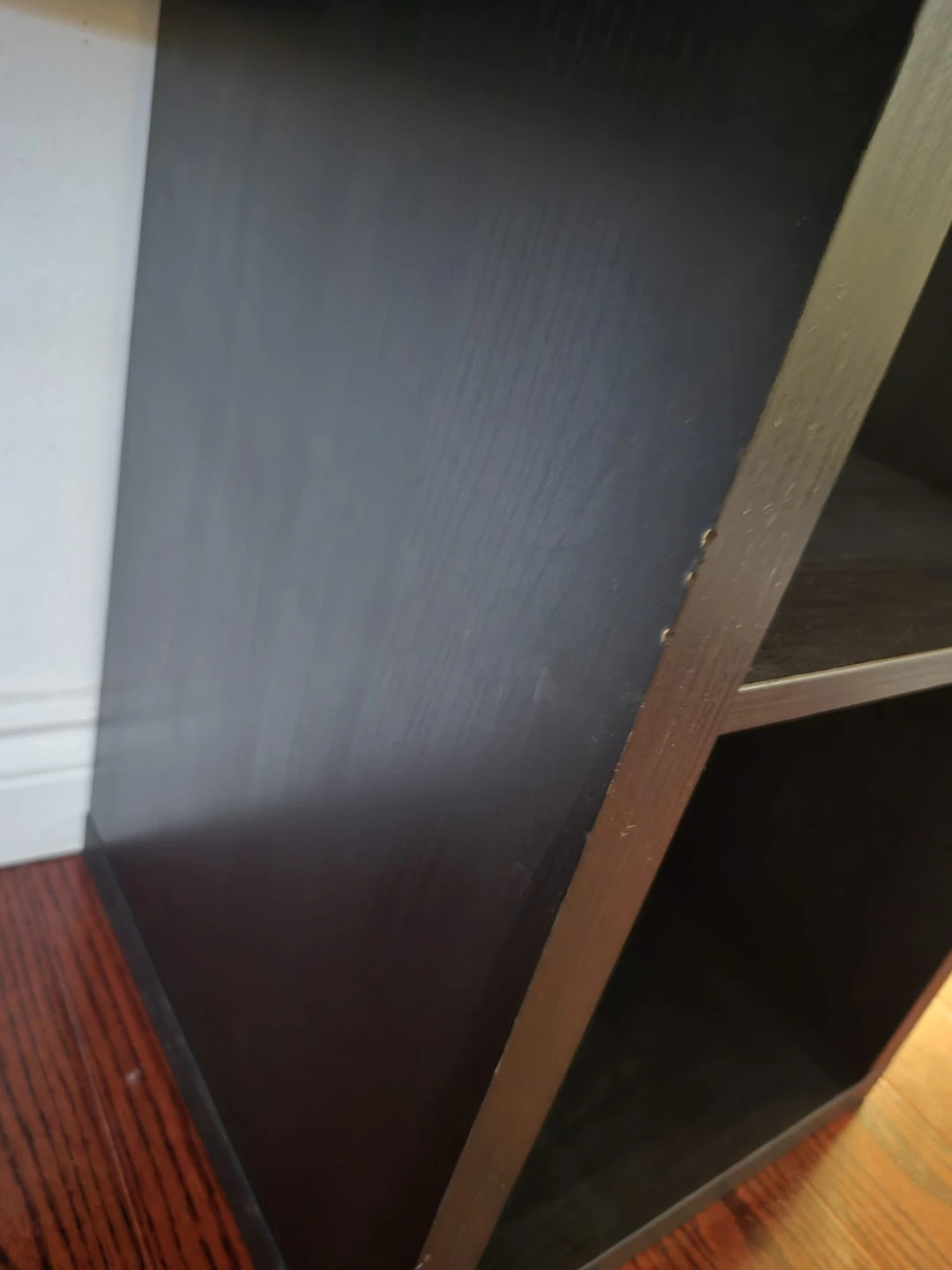 Black computer desk with shelves - photo 5