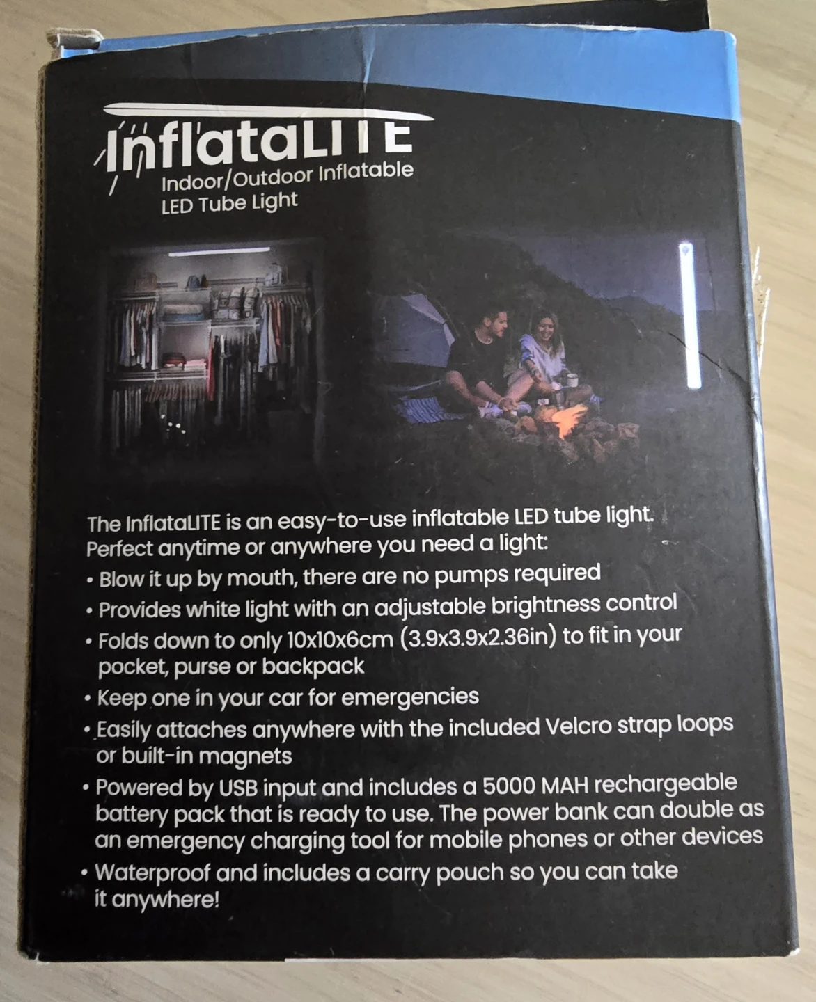 Inflat-a-Lite Indoor/Outdoor Inflatable LED Tube Light - photo 5
