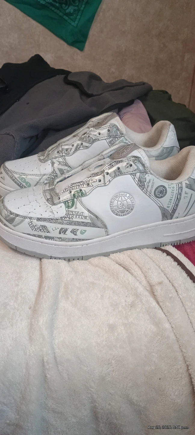 Air Force 1 '07 White Money Print - photo 5