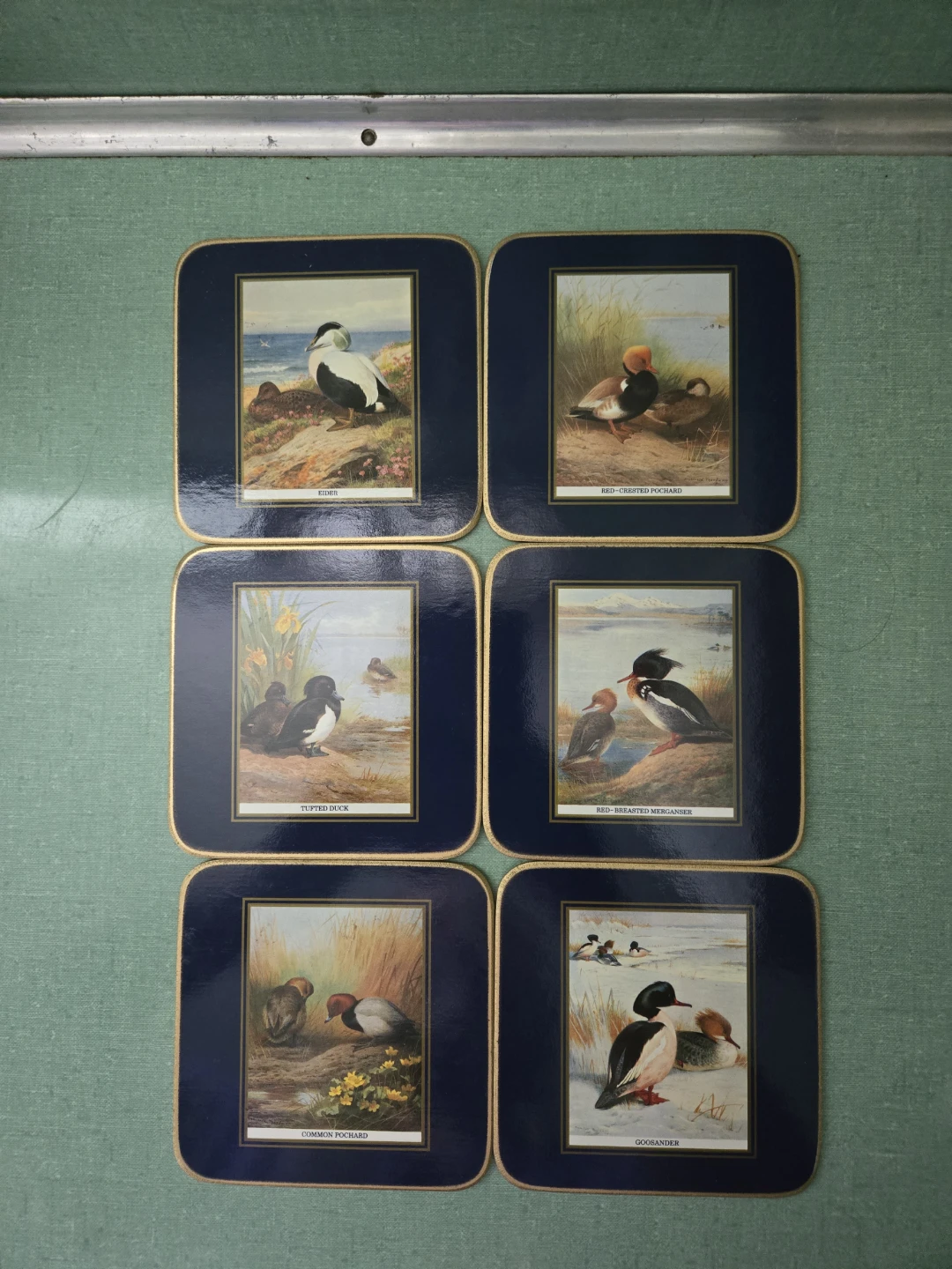 CLOVERLEAF * Thorburn * DIVING DUCKS * Six (6) COASTERS - photo 2