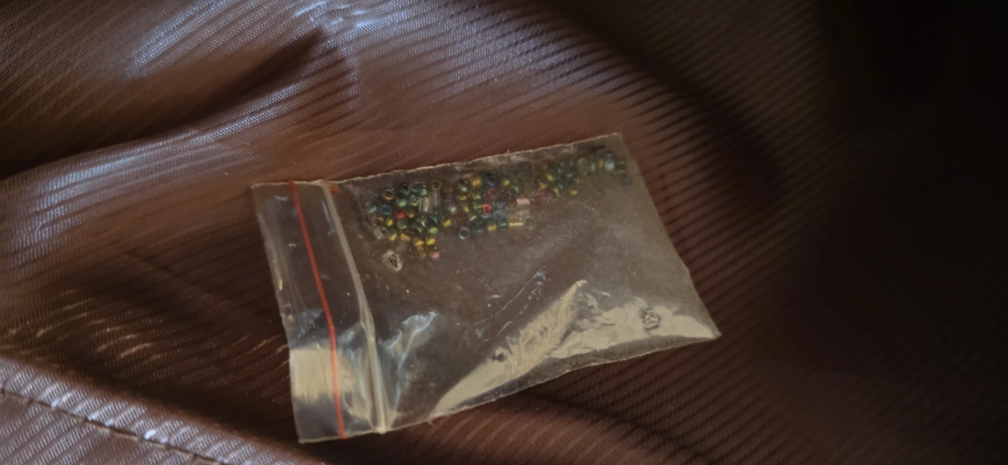 Vintage Floral Beaded Clutch Purse with Chain - photo 4