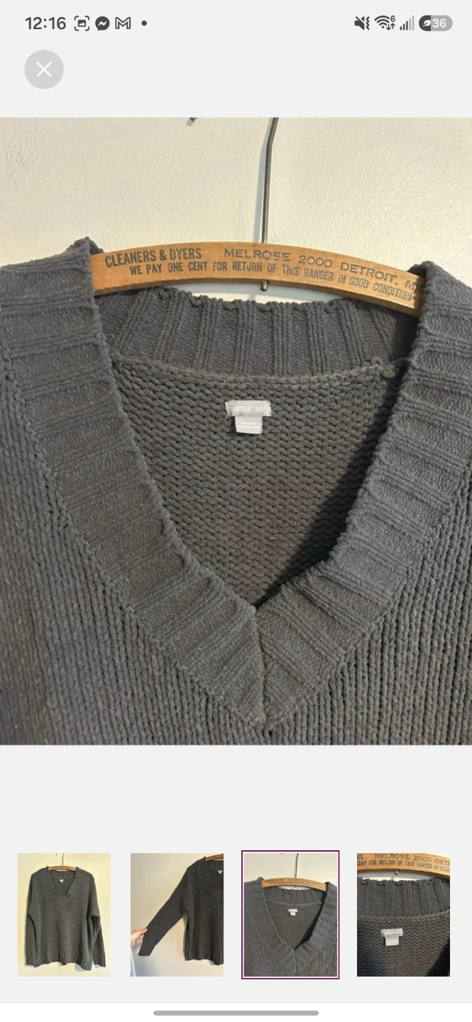 Aerie V-Neck Knit Sweater - photo 3