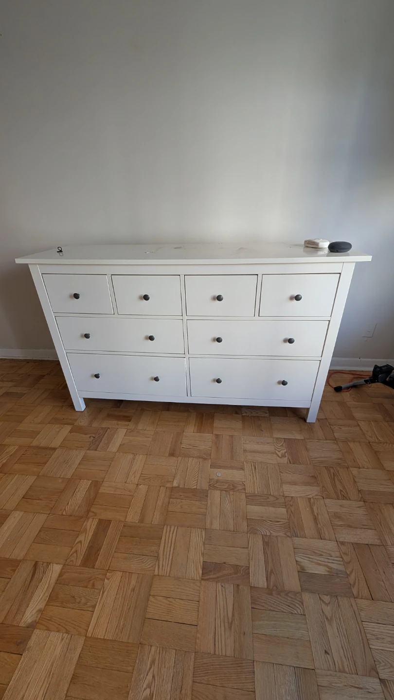 White 9-Drawer Dresser