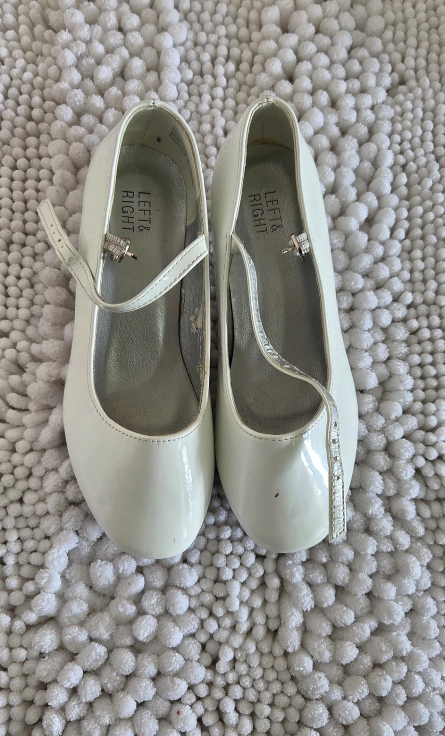 Left & Right White Dress Shoes - photo 3