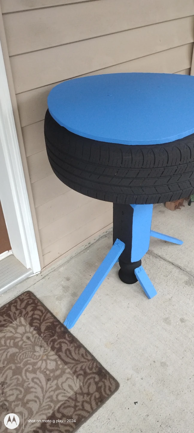 Tire outdoor table - photo 4