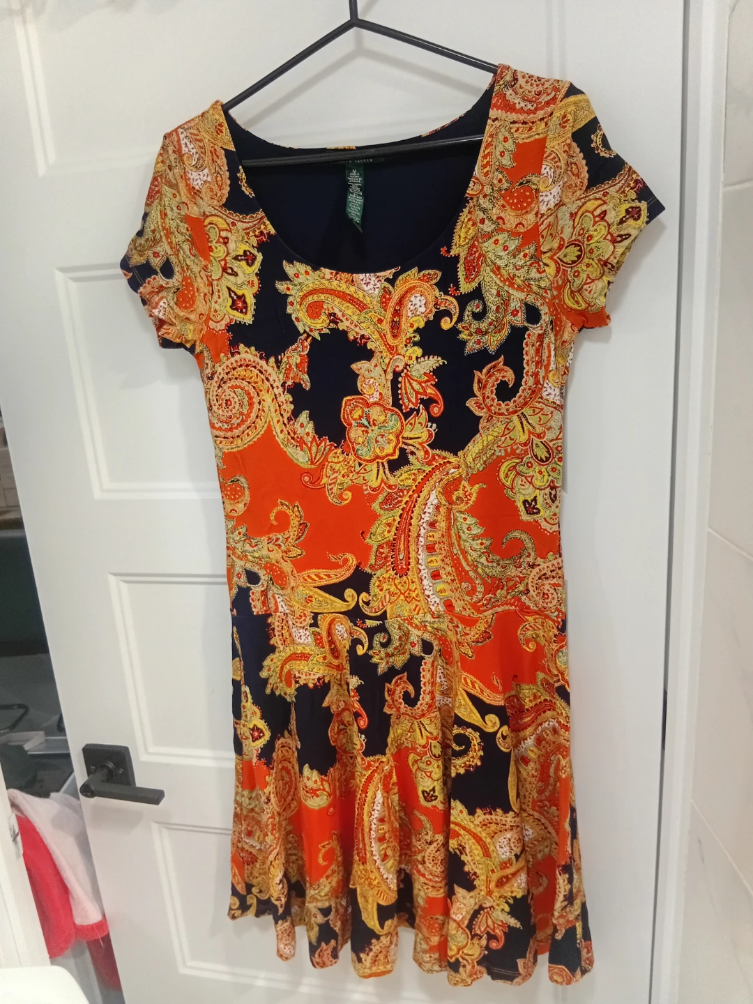 Robe style évasée à imprimé cachemire Lauren Ralph Lauren