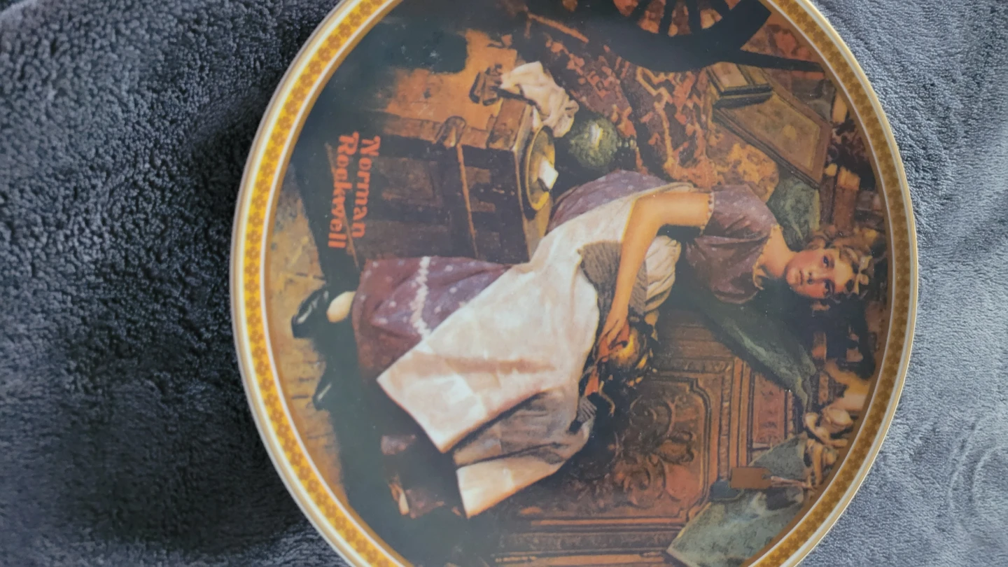 4 NORMAN ROCKWELL LIMITED EDITION COLLECTOR PLATES - photo 3