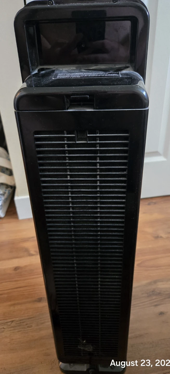 Black Air Purifier with HEPA Filter and UV Mode - photo 3