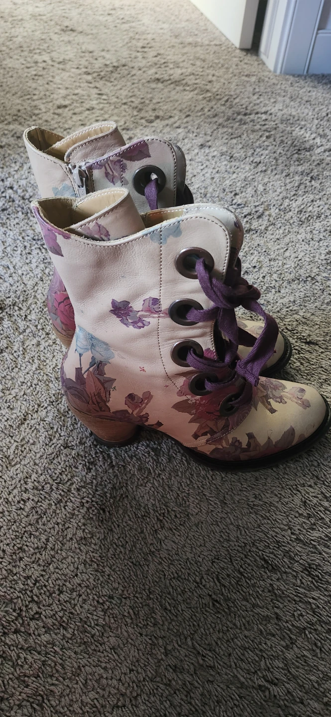 Women's Floral Gladstone Fluevog boots
