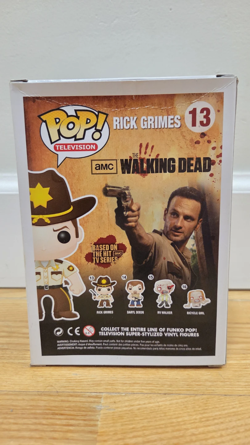 Rick Grimes Funko Pop, see description for pickup info - photo 5