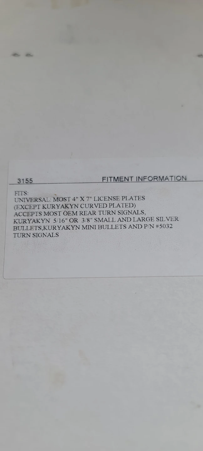 Harley Davidson License Plate T.S. Relocat. Mnt - photo 3