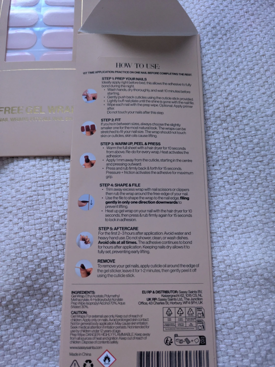 Sassy Saints UV-Free Gel Nail Wraps - photo 5