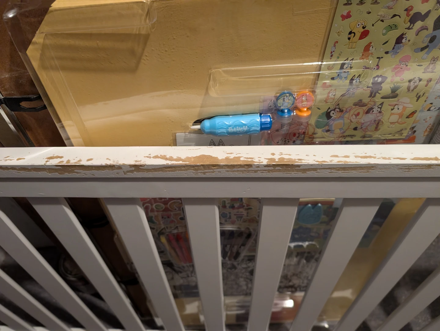 White Baby Crib with Mattress - photo 2
