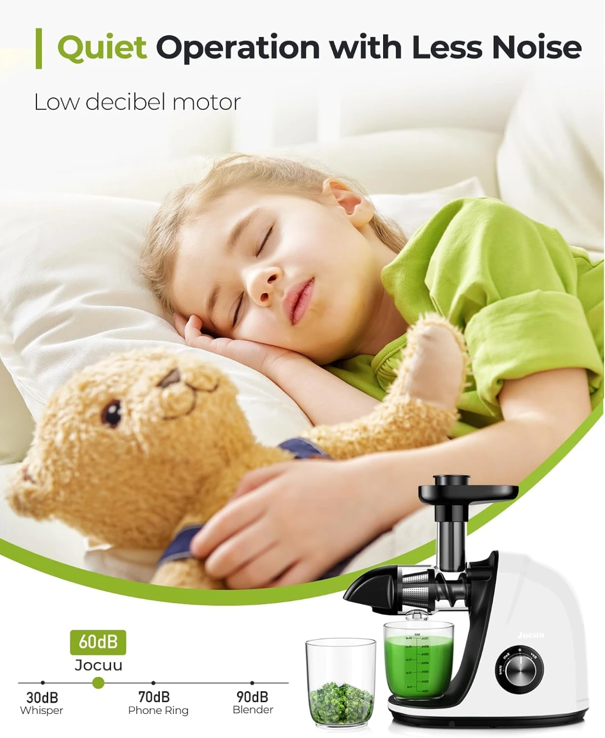 Jocuu Slow Masticating Juicer with 2-Speed Modes - photo 5