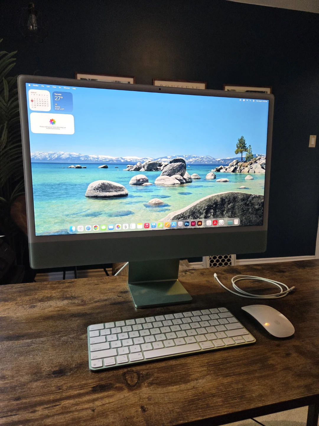 Apple iMac 24-inch M1 (2021) - Green - Excellent Condition - photo 3