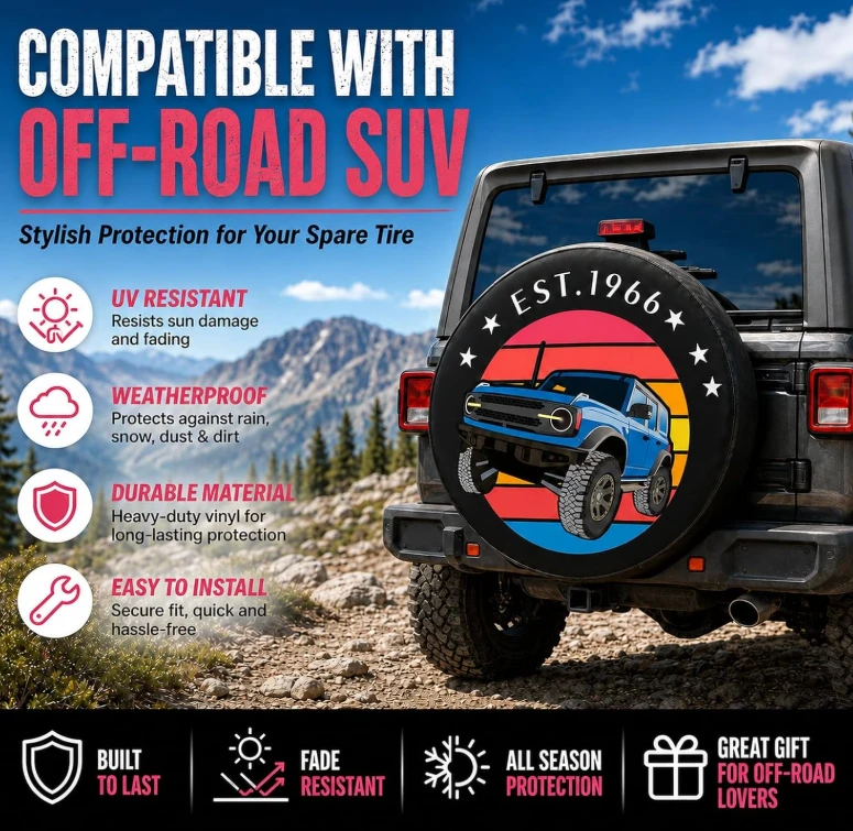Spare Tire Cover - SUV Off-Road Design - photo 5
