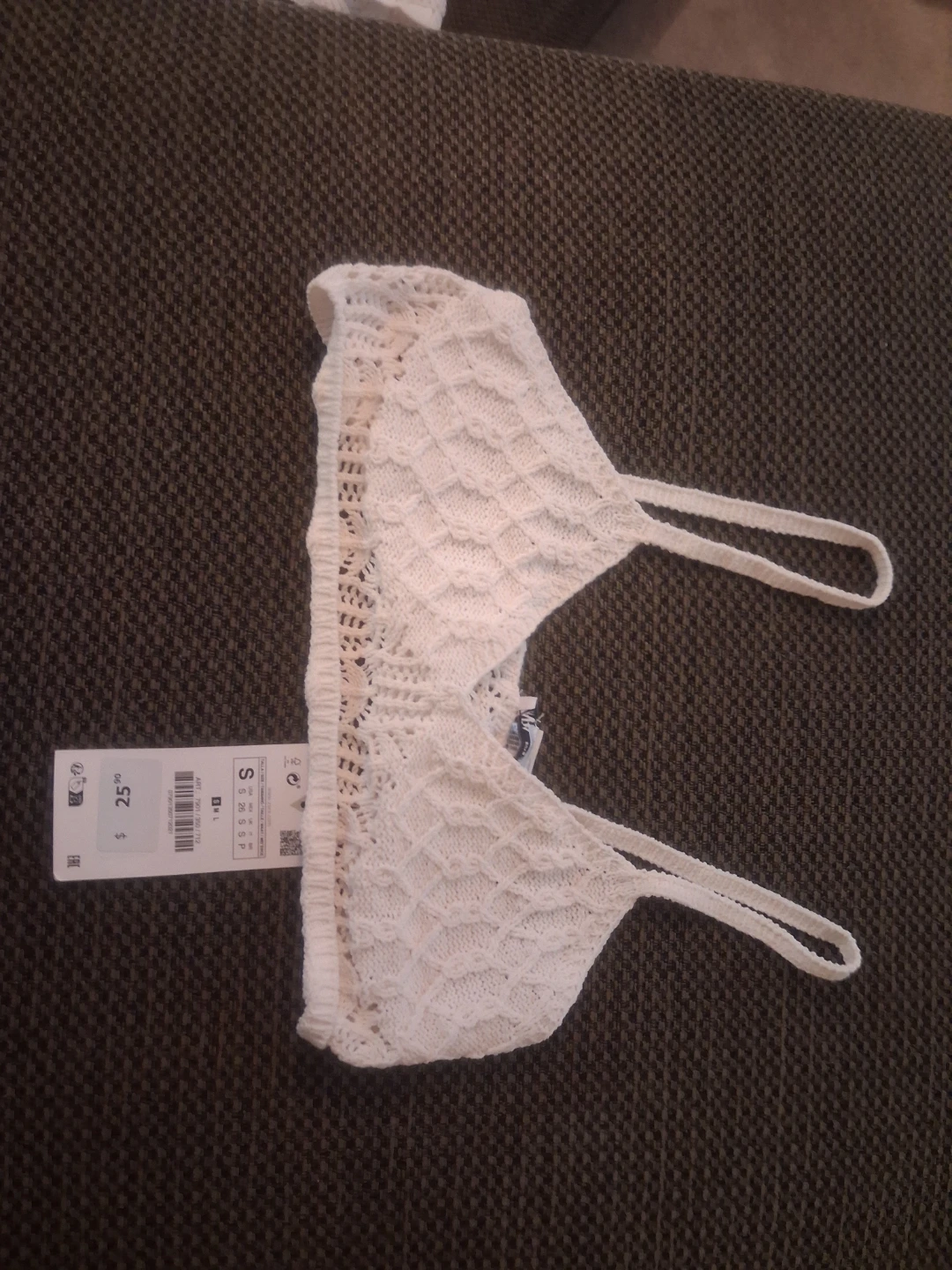 Zara Cream Knit Shorts - photo 2