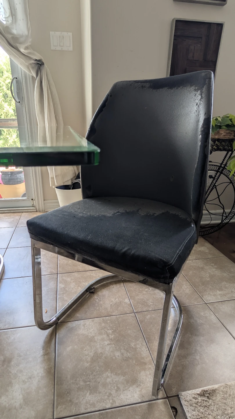 Glass Top Dining Table with 6 Chairs - photo 5