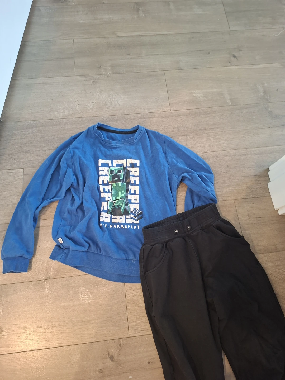 Minecraft Creeper Sweatshirt and Pants Set