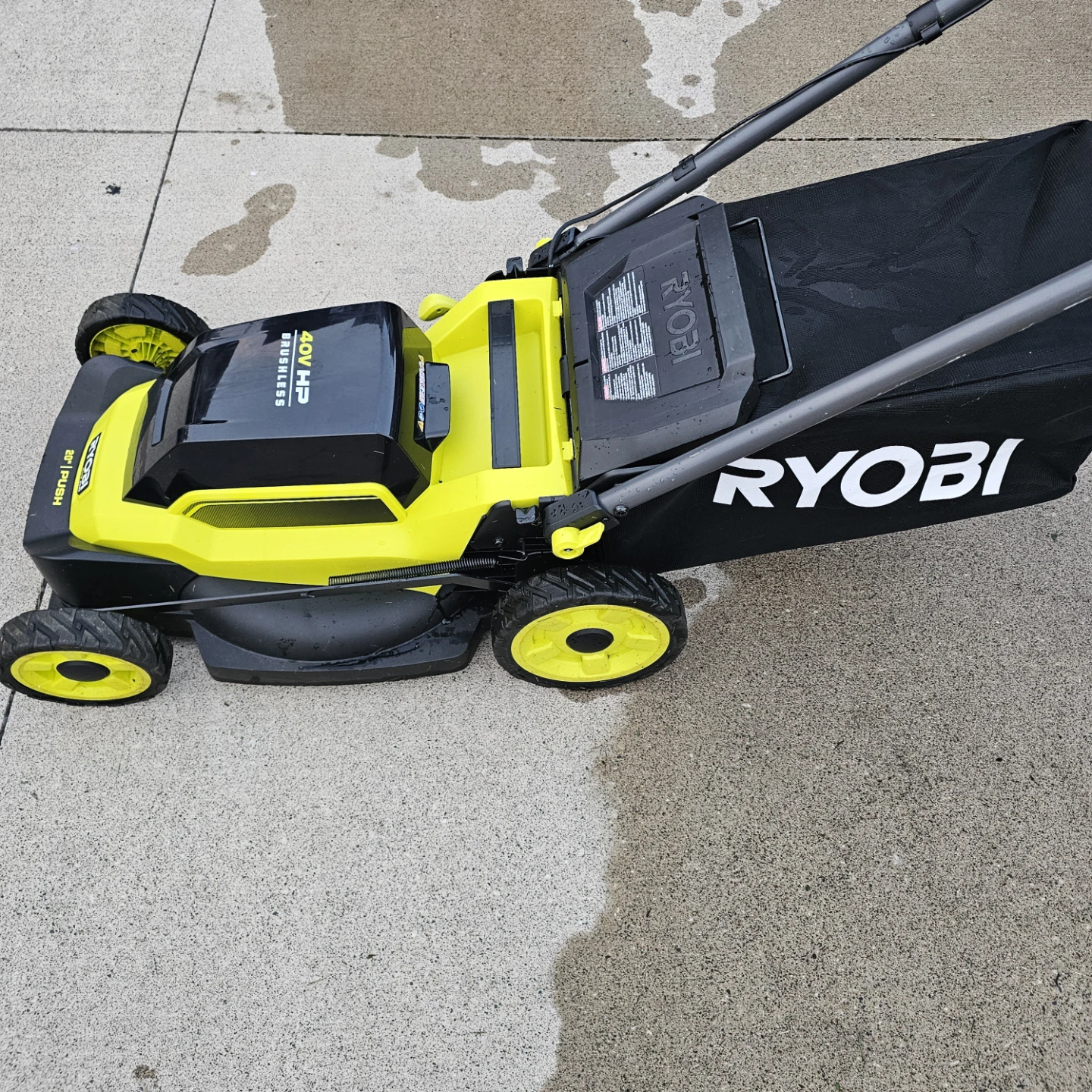 Ryobi 40V HP Brushless 20" Push Lawn Mower - photo 3