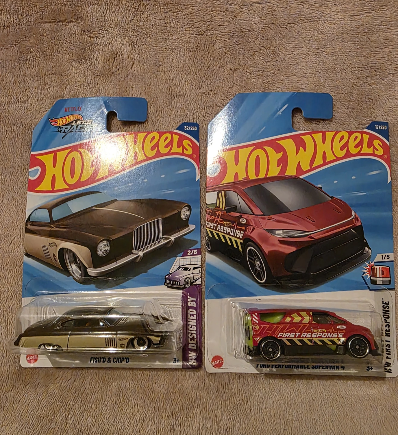 Hot Wheels Fish'd & Chip'd & Ford Performance Supervan 4
