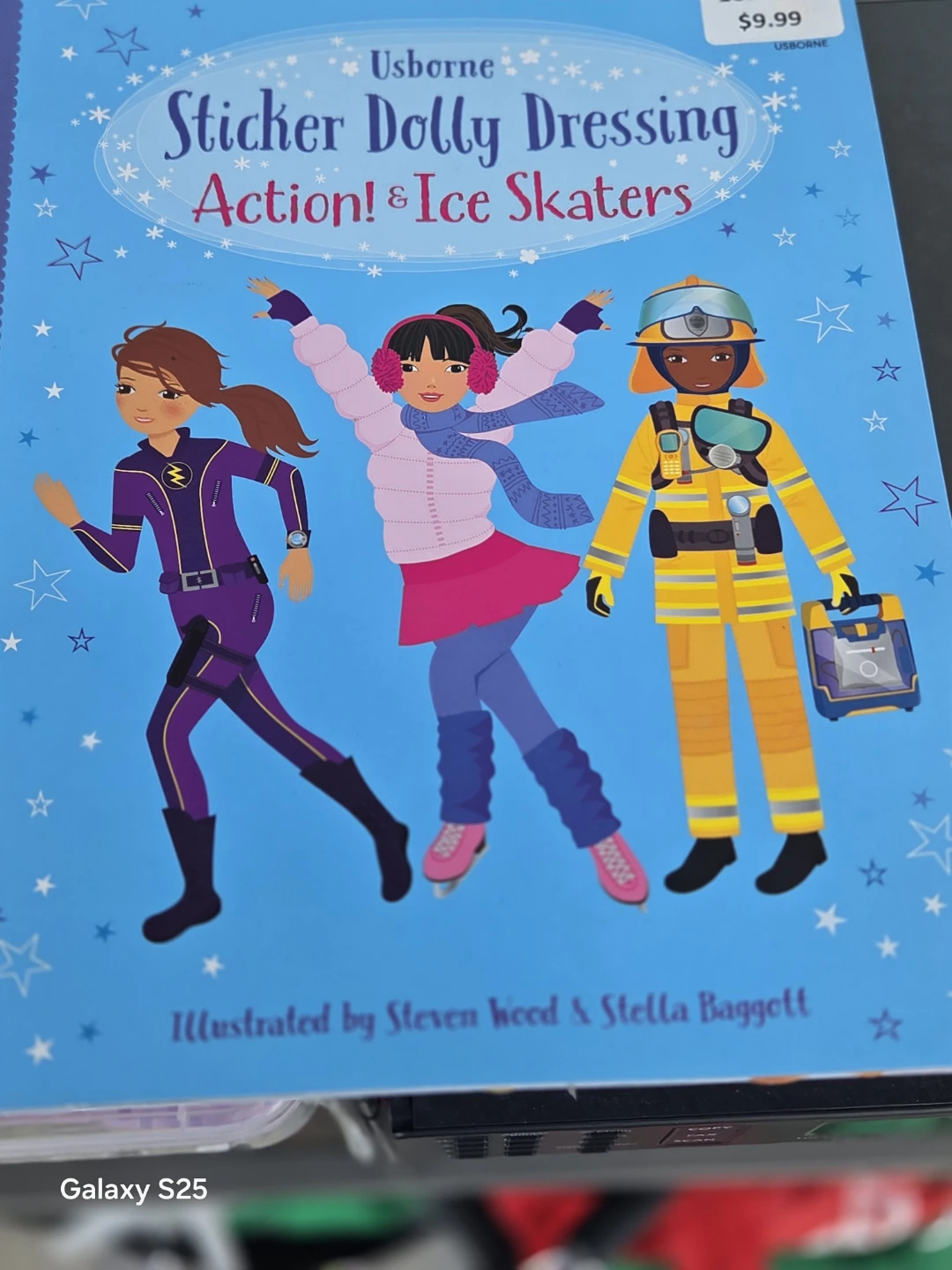 Usborne Sticker Dolly Dressing Action! & Ice Skaters Book