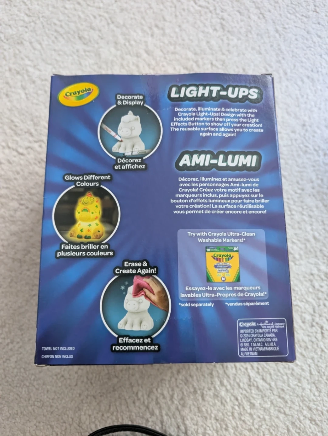 🦄 Crayola Light-Ups Recolourable Unicorn – $5 - photo 2