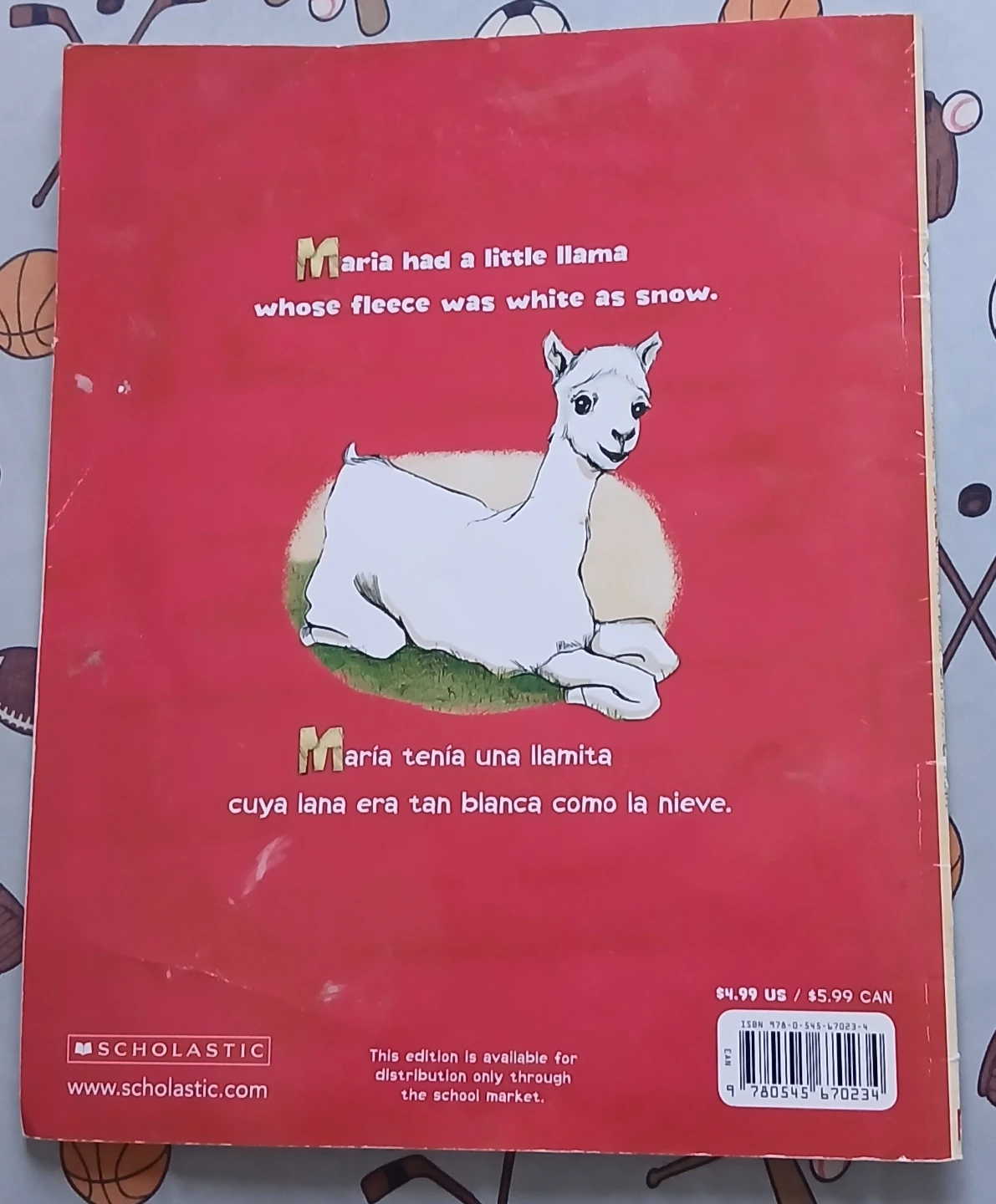 Maria Had a Little Llama Children's Book - photo 2