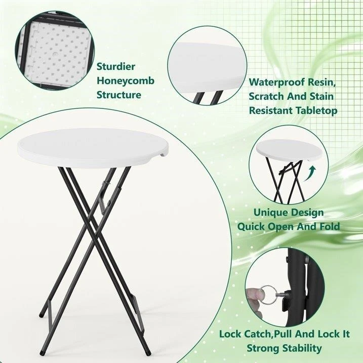 BN<>Round Folding Cocktail Table 32" - photo 3
