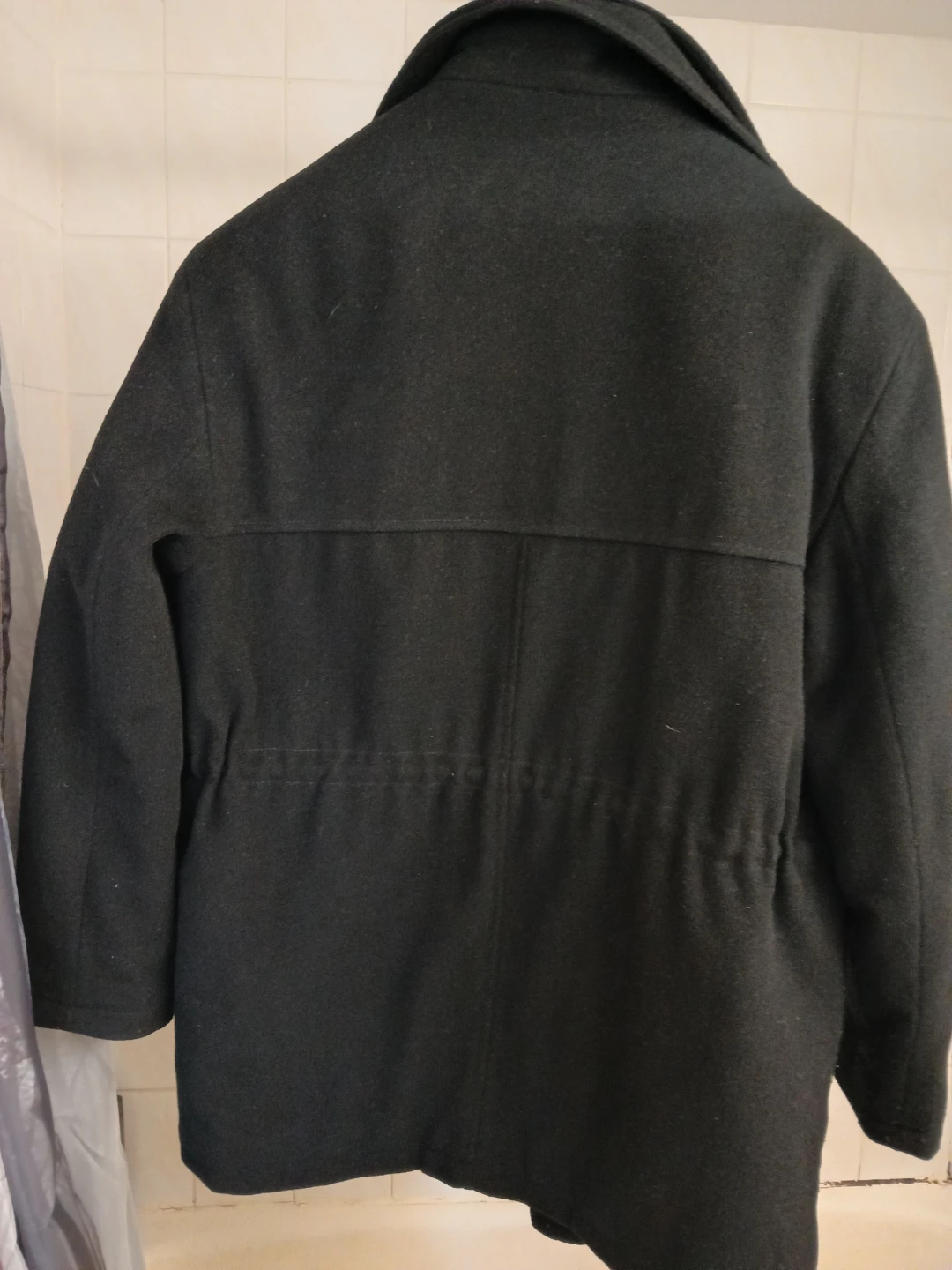 Men's 100% wool Ralph Lauren winter coat mid length - photo 4