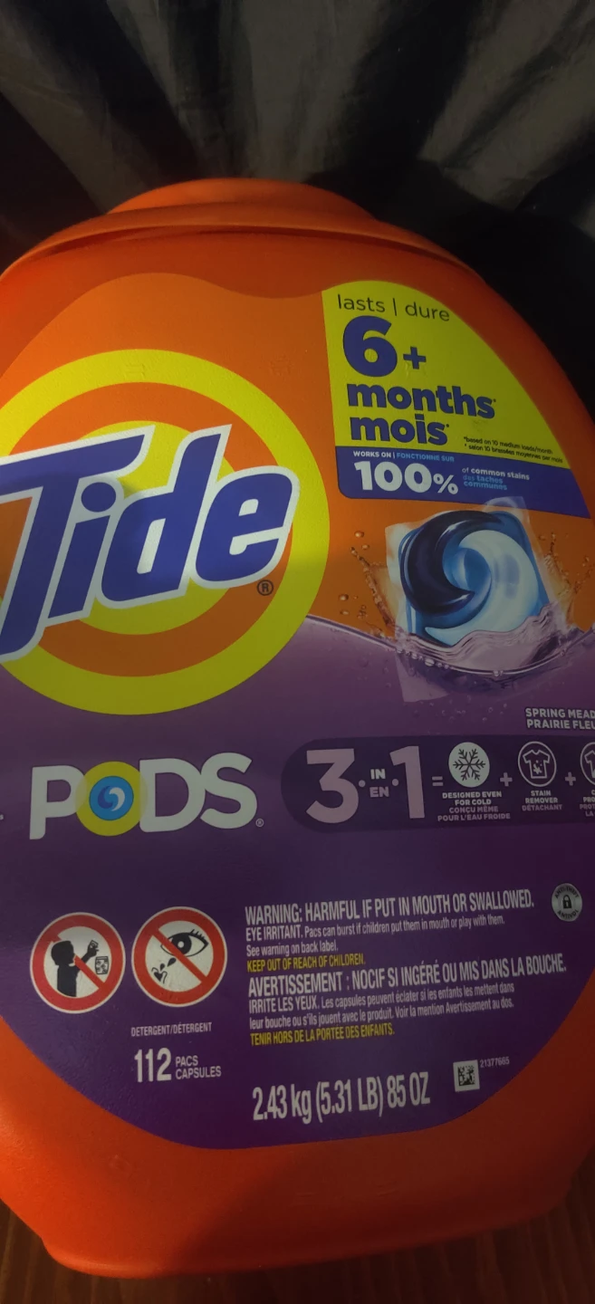 Tide PODS Spring Meadow Laundry Detergent 112 count - photo 2