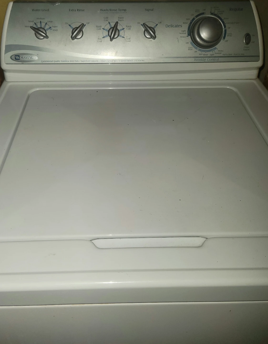 Maytag Top Load Washing Machine