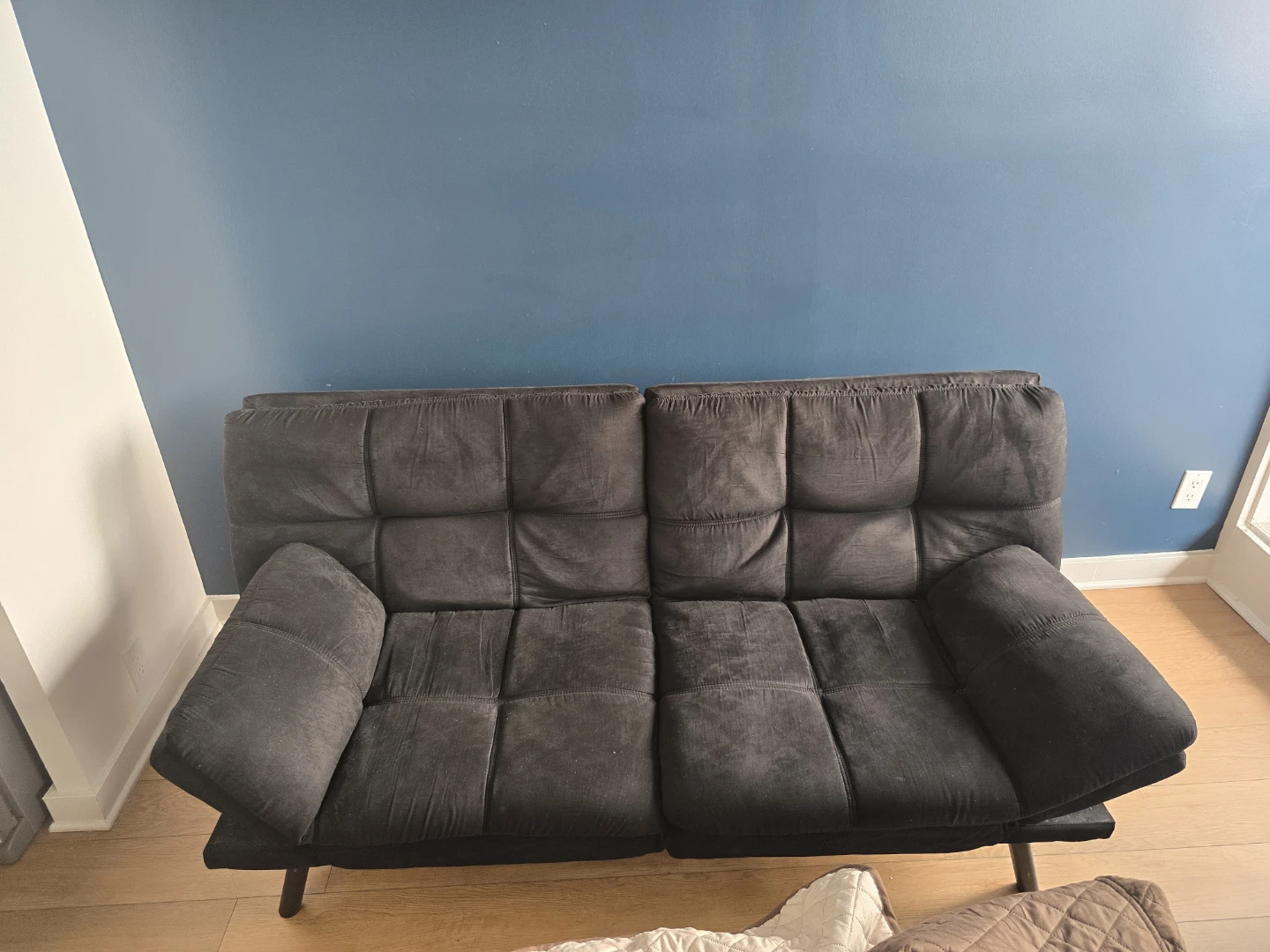 Dark Grey Futon Sofa